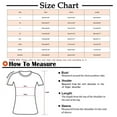 thumbnail image 3 of Baqcunre Womens Shirts Women'S Single Breasted Fashion Short Sleeved Leaf Sleeve Trimmed T Shirt Solid Color Top Womens T Shirts Womens Tops Hot Pink XXL, 3 of 5