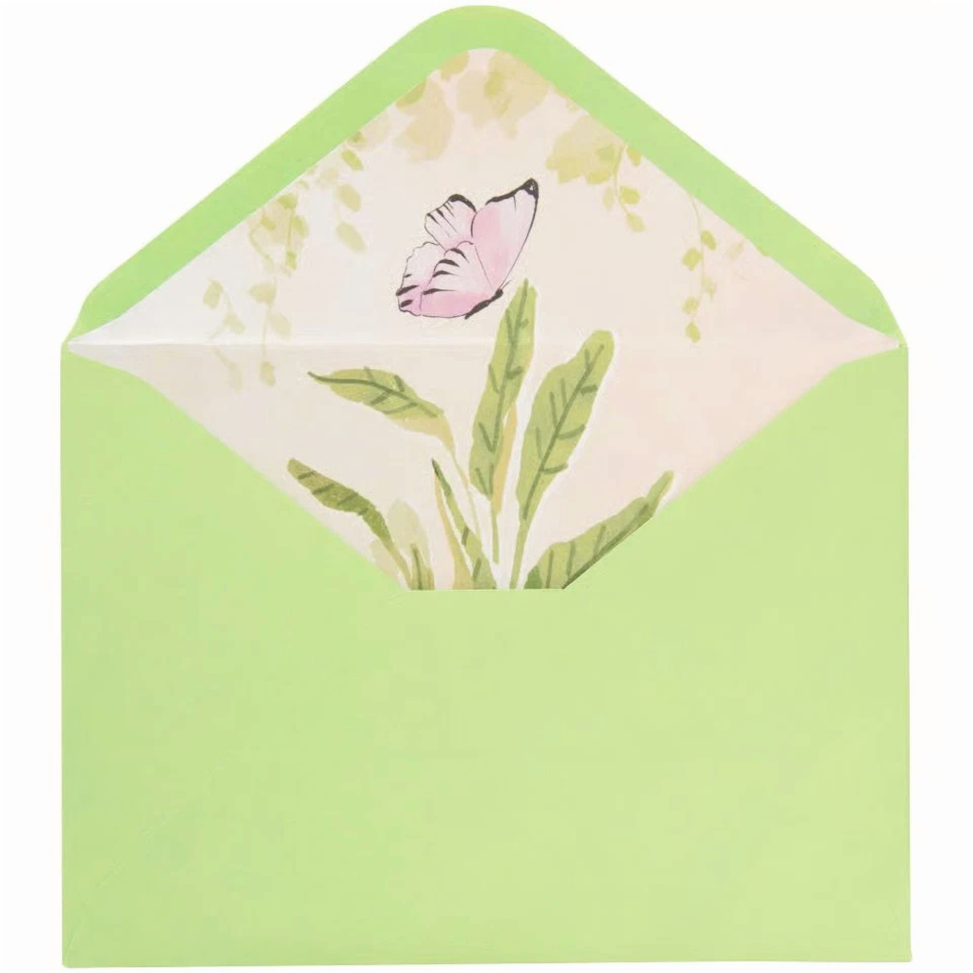 PURELY- Niquea.D, Garden Butterflies Thank You Card