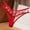 Red, variant on Jwputqe Thongs for Women,Thongs,Thong Panties,Breathable,Seamless,Solid,Low Waist,Polyester,Spandex ,Black,Free Size