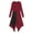 Black&Burgundy, variant on Women's Metallic Gold Color Block Liturgical Praise Dance Dresses Christian Church Robe Black&Burgundy L