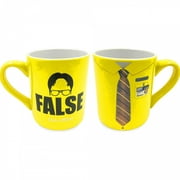 The Office Dwight Schrute FALSE! Shirt and Tie Uniform Ceramic Mug