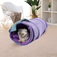 thumbnail image 4 of Túnel para gatos Ticfox Juguete del Túnel plegable Zanahoria Pepino Berenjena, 4 of 9
