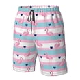 thumbnail image 4 of Fotbe Flamingo1 Trajes de Baño Estampados para Hombre, Shorts de Verano de Secado Rápido, Ropa de Playa, Bañadores-XX-Large, 4 of 6