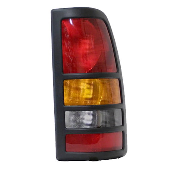 Aftermarket 2001-2003 Chevrolet Silverado 3500 Passenger Side Right Black Bezel Tail Lamp 19169020-V