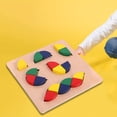 thumbnail image 4 of Rompecabezas de Forma geométrica Educación temprana Aprendizaje Reconocimiento Montessori Juguetes para el Enseñanza Baoblaze Rompecabezas, 4 of 7