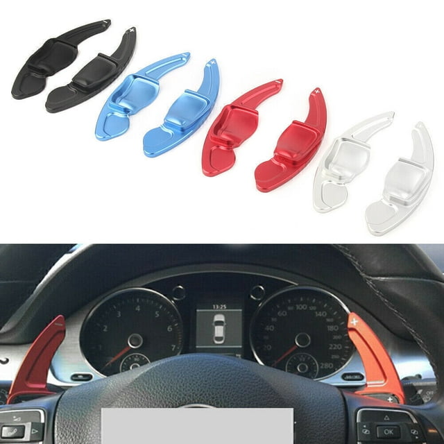 2 Pcs Volant de Voiture DSG Paddle pour VW pour Golf pour JETTA GTI R MK5 MK6-