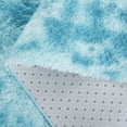 thumbnail image 5 of SAFAVIEH Rainbow Jaki Abstract Shag Area Rug, Aqua, 5' x 7', 5 of 10