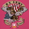 thumbnail image 3 of US Army Eagle Women's Long Sleeve T-shirt 250 Years Anniversary American Veteran DD 214, 3 of 7