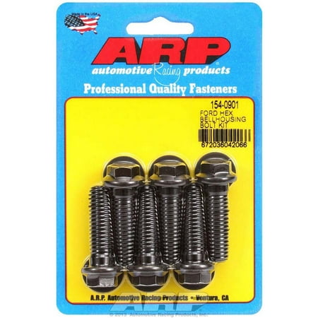 Conversion Bellhousing - ARP Bellhousing Bolt Kit Hex Head Black Oxide Small Block Ford P/N 154-0901
