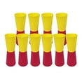 thumbnail image 5 of 10Pcs Flip Cups Exercise Agility Training Shuttle Run Fitness Running Aid Reversed Cups for Rugby Basketball Outdoor Events with Storage Net Red Yellow, 5 of 8