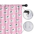 thumbnail image 4 of Blackout Kids Curtains,Pink Halloween Skulls Childrens Insulated Curtains Set Of 2,Bedroom Essentials,Toddler Room Decor 42x54in(106x137cm), 4 of 5