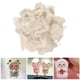 thumbnail image 3 of Accesorios de fieltro de lana para manualidades, material para hacer cabello de muñecas para niños principiantes blanco, 3 of 8