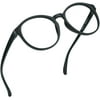 LifeArt Blue Light Blocking Glasses, Anti Eyestrain, Computer Reading Glasses, Gaming Glasses, TV Glasses for Women Men, Anti Glare (Black, +2.00 Magnification)