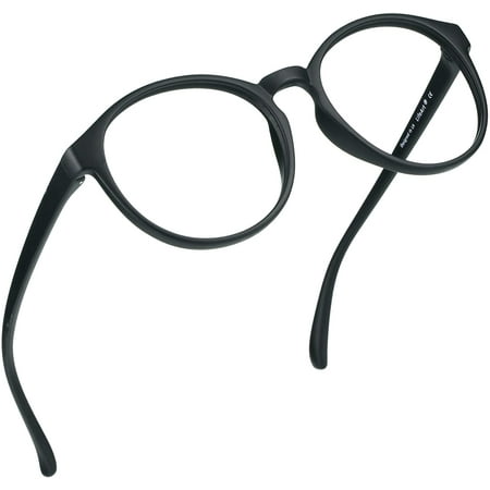 LifeArt Blue Light Blocking Glasses, Anti Eyestrain, Computer Reading Glasses, Gaming Glasses, TV Glasses for Women Men, Anti Glare (Black, +2.00 Magnification)