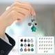 thumbnail image 1 of Llavero de tortuga viajera con inicial y piedra de nacimiento | Joya turquesa para protección, suerte y viajes seguros | Regalo personalizado para mujeres y hombres, 1 of 1