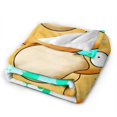 thumbnail image 3 of Psyduck Boys Girls Blanket Super Soft Cozy Warm Plush Throw Blanket, Lightweight Fuzzy Flannel Blankets for Couch Sofa Bed Travel and Camping Gifts 50"X40", 3 of 8