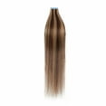 thumbnail image 4 of MY-LADY Balayage Tape in 100% Real Remy Human Hair Extensions Seamless Full Head Skin Weft Highligh Hairpiece Straight 40pcs 12"-24", 4 of 10