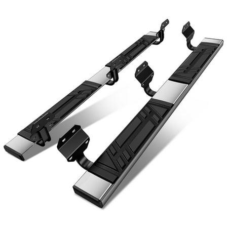 DNA Motoring 6.5" Side Step Nerf Bars Running Boards for 15-24 F150-F350 Super Duty Extended Cab