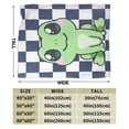 thumbnail image 5 of Kawaii Frog Throw Blanket for Couch 60x50, 5 of 6