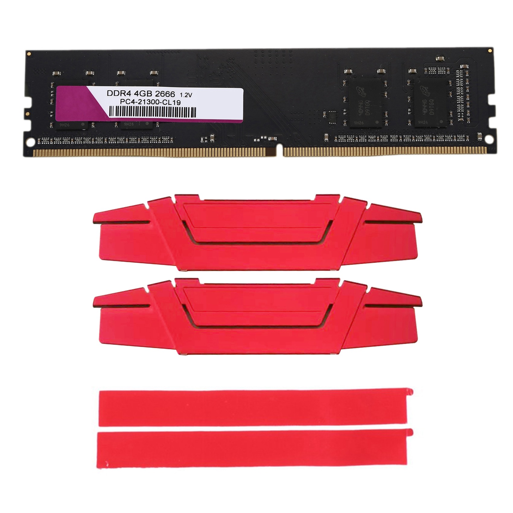 DDR4 4GB 2666Mhz RAM Memory+Cooling Vest PC421300 1.2V PC 288Pin DIMM