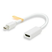 Câble adaptateur PrimeCables® Mini DisplayPort / Thunderbolt vers HDMI femelle avec prise en charge audio