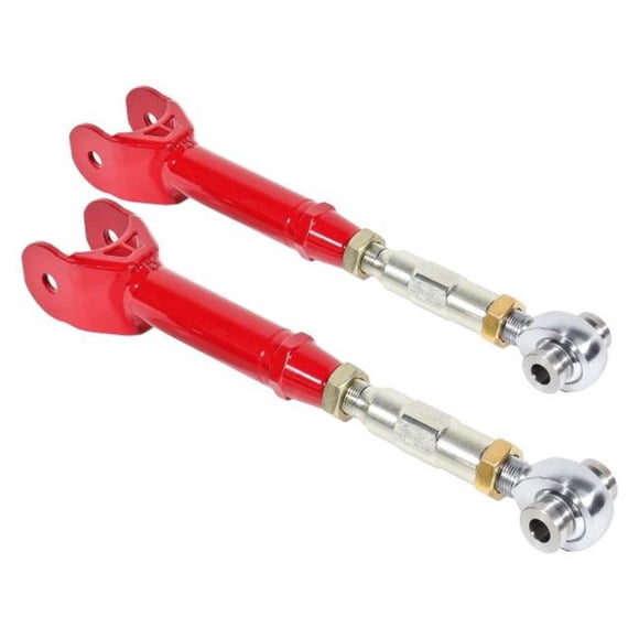 BMR Suspension TCA061R Embouts de Tringle Réglables pour Voiture 2016-2018 Chevy Camaro 6e Gén, Rouge