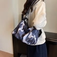 thumbnail image 4 of Bolso de hombro elegante para mujer bolso ligero de camuflaje bolso de nailon bolsos de viaje, 4 of 9