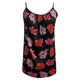 thumbnail image 4 of Mujeres Puls-Size O-Neck Button Chaleco sin mangas Impresión Camiseta corta Sling Tops Pompotops  lopia995849, 4 of 4