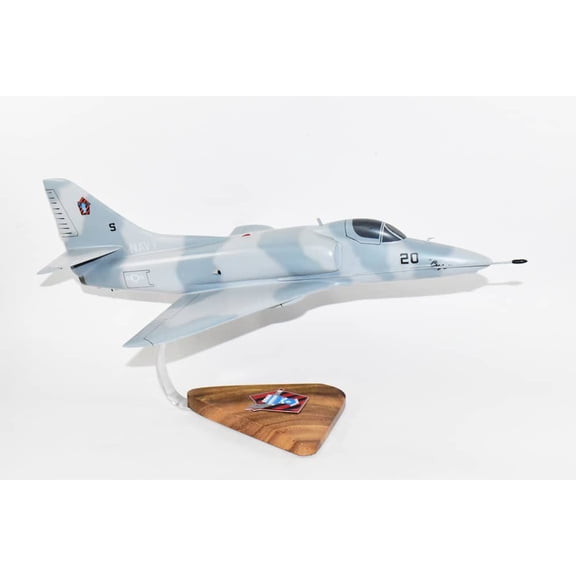 VF-43 Challengers (1994) A-4F, 18" Mahogany Model