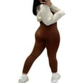 thumbnail image 3 of Combinaisons d'Entraînement pour Femmes Bodycon Sans Manches Col en U Couleur Unie Sport Yoga Stretch, 3 of 5