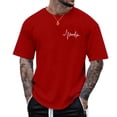 thumbnail image 5 of FUZHIQ White T Shirts for Men Comfort Breathable Round Neck Holiday Tee Tops Summer Classic Athletic Running Tee,S, 5 of 5