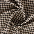 thumbnail image 2 of Zelouf Jackie Houndstooth Millenium  , Sewing, DIY, Crafts Fabric by the Yard, Black/beige, 7 Yard, 2 of 3