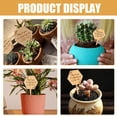 thumbnail image 3 of Raindrops Khaki Wood Plant Labels Durable Garden Markers for Plants 20Pcs, 3 of 6