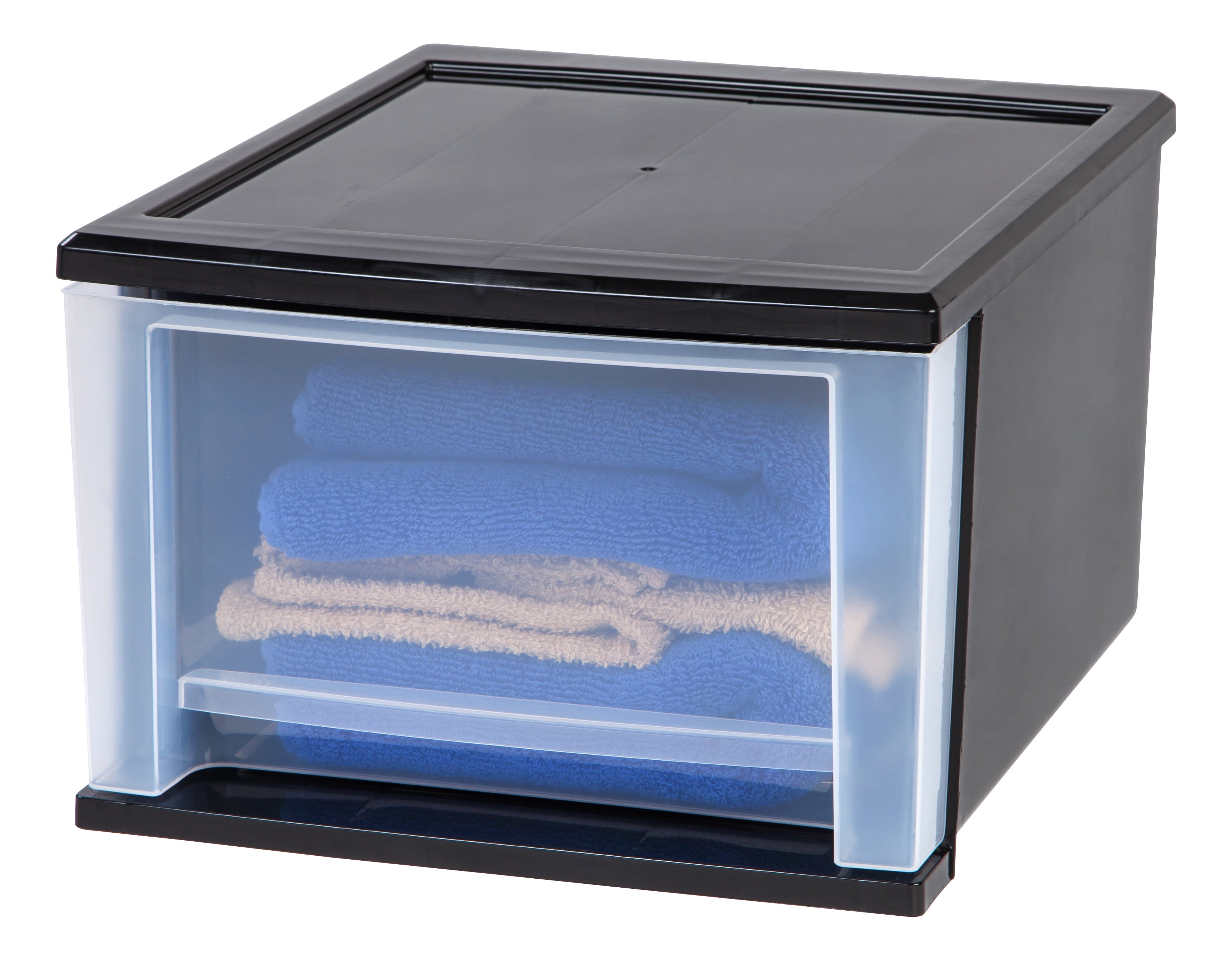 IRIS 17 Qt Plastic Drawer Storage Organizer Stacking Drawers