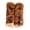 Big Foot Stomp, variant on Women's Funny Animal Fuzzy House Slipper Socks with Grippers, Cute Plush Indoor Non-Slip Socks, Red Panda, Size 5-10