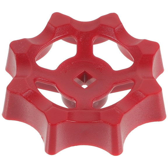 SEWCHICS Dark Red ABS Outdoor Faucet Spigot Handle Replacement with Easy Grip Plum