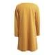 thumbnail image 3 of Vestido de mujer de otoño invierno, vestido suelto de manga larga con cuello en V Eccomum Amarillo XXXL, 3 of 7