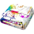 thumbnail image 2 of Super Soft Soccer Blanket Lightweight Cozy 3D Printed Flannel Baseball Basketball Throw Blankets for Sport Fans Kids Adults Gifts 80"x60", 2 of 6