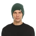 thumbnail image 2 of Midweight Knit Wool Beanie - 100% Merino Wool, 2 of 11