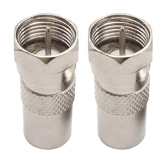 Necvior Male to Male Coax Connector F Type Coaxial Cable Adapter Adapter Cable Extension Coupler for Antenna