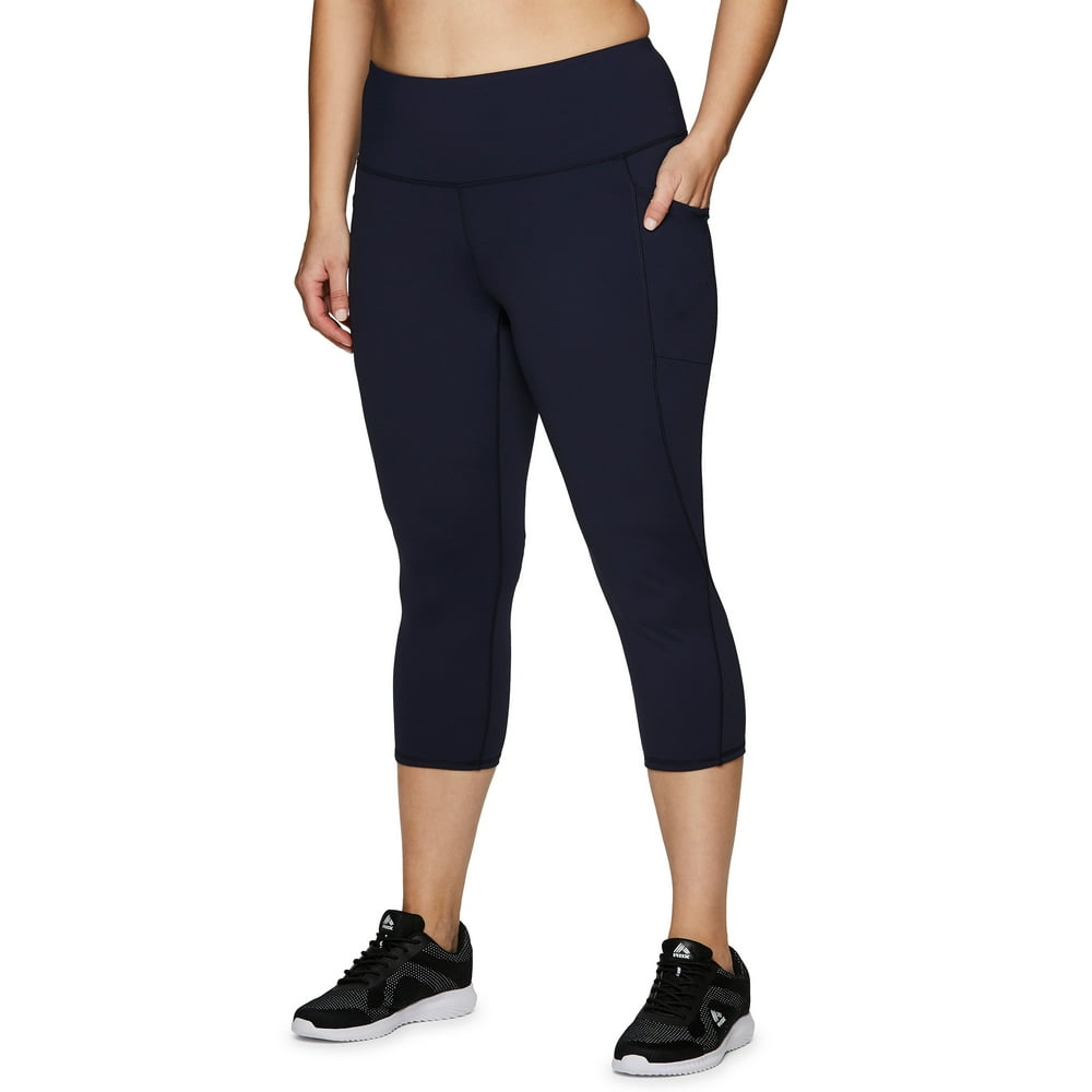 RBX - RBX Active Women's Plus Size Lightweight Squat Proof Capri Legging With Pockets - Walmart