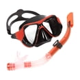 thumbnail image 2 of Equipo de snorkel Equipo de snorkel Equipo de buceo Máscara de buceo Gafas de snorkel Máscara Buceo Natación Equipo de respiración flota rojo Macarena Equipo de snorkel seco, 2 of 8