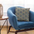 thumbnail image 6 of Plutus 24" x 24" Diamond Cut Diamond Luxury Throw Pillow in Blue, 6 of 9