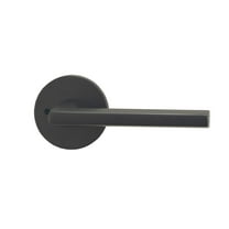 Bravura Hardware 936 Nashville Knob Passage Lockset with Modern Square Trim for Hallway/Closet, Chrome