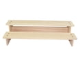 thumbnail image 4 of KLKCMS Wood Display Riser Collectibles Display Stand for Ornaments Crafts Apartment 2 Layer 40cm, 4 of 9