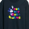 thumbnail image 3 of Disney - Mickey One Day At A Time - Men's Long Sleeve Graphic T-Shirt, 3 of 5