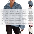 thumbnail image 4 of XUNKUSGA Womens Pullover Soft Fuzzy Fleece Cable Knit Pullover Sweatshirts Fashion Quarter Zip Womens Jacket Oversized Casual Stand Collar Winter Coat Outfits Black S, 4 of 7