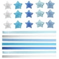thumbnail image 1 of MOVTOTOP Blue Origami Star Paper 200Pcs for Handmade Projects and Relaxation, 1 of 8