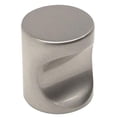thumbnail image 2 of Cosmas 3312SN Satin Nickel Contemporary Cabinet Hardware Finger Pull - 3/4" Diameter - 10 Pack, 2 of 2