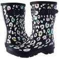 thumbnail image 7 of Joules Women's Molly Welly Navy Leopard Size 8 Mid Height Rain Boot (Navy Leopard, 8), 7 of 7